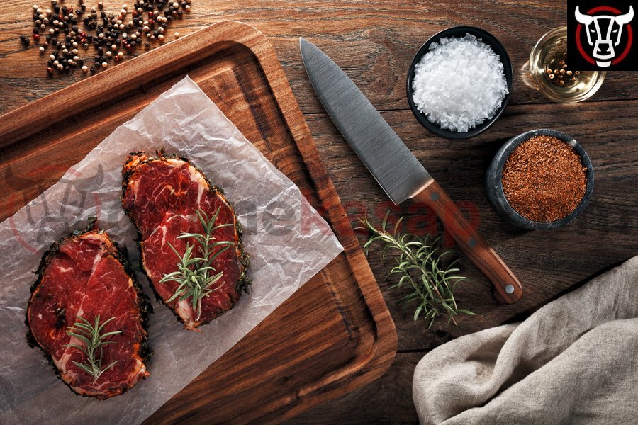 Şefinden seçkisinden Hardal Soslu Karabiberli Antrikot 600gr – Online Kasap